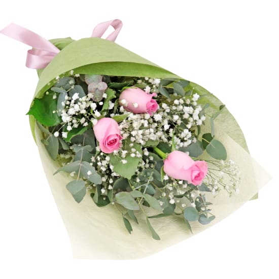Rambling Soft Pink Rose Bouquet  - Standard