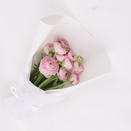 Pink Ranunculus Bouquet - Standard