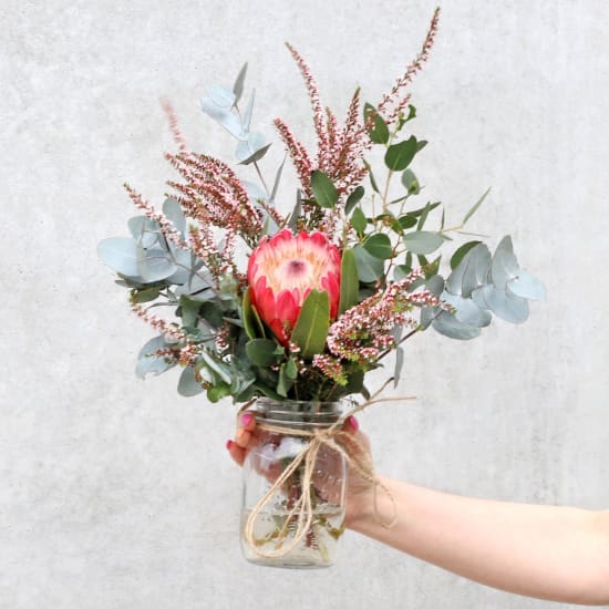 Pretty Protea Jar - Standard