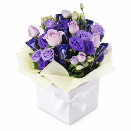 Sumptuous Dairy Milk Posy Box - Deluxe