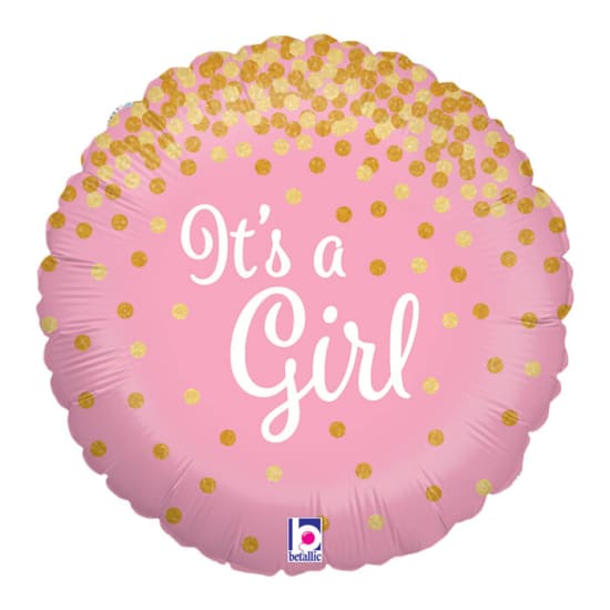 Glitter Its A Girl Balloon - Standard