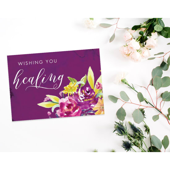Wishing You Healing Card - Standard
