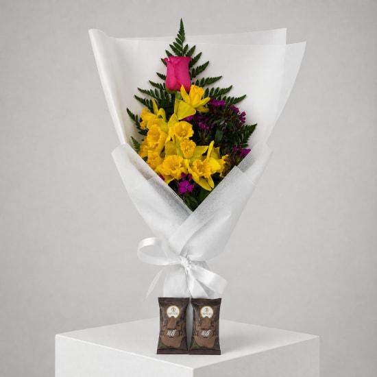 Daily Bouquet - Daffodil pop and frog pocket - Standard
