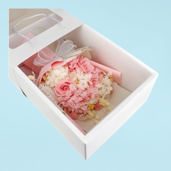 Preserved Pink Posy - Standard