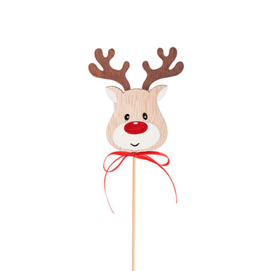 Wooden Reindeer Pick - Standard