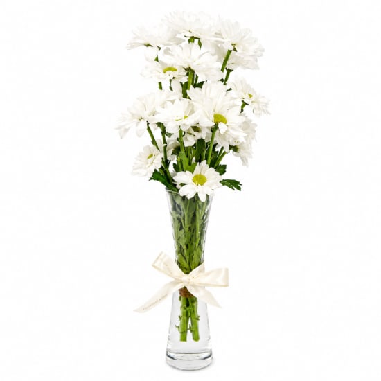 Chrysanthemum Delight Bud Vase - Standard