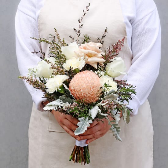 Peach Blossom Bridal Bouquet - Standard