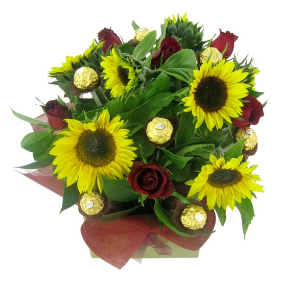 Summer Loving Ferrero Flower Box - Deluxe