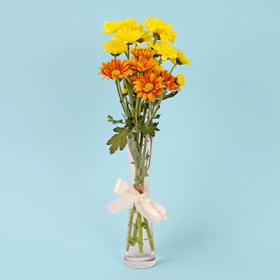 Chrysanthemum Delight Bud Vase - Standard