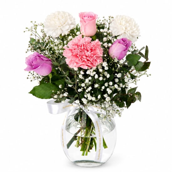 Little Angelic Teardrop Vase Arrangement - Standard