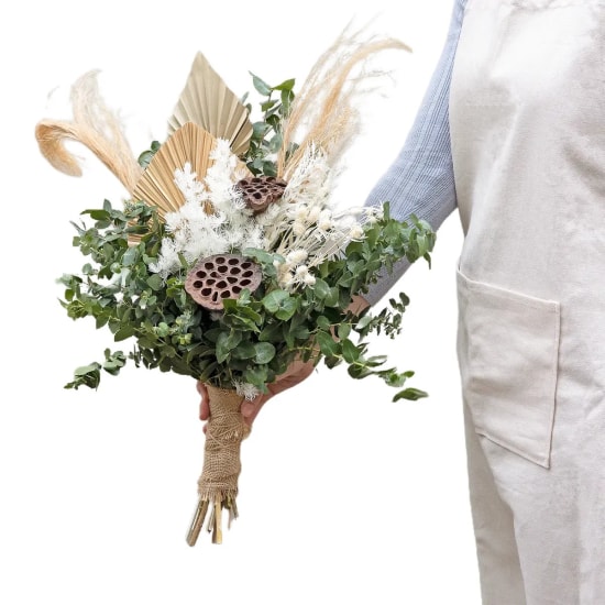 Rustic Cascade Dried Bouquet - Standard