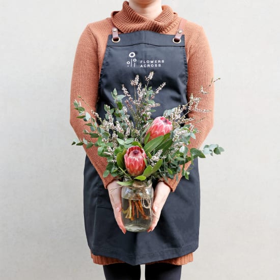 Pretty Protea Jar - Deluxe