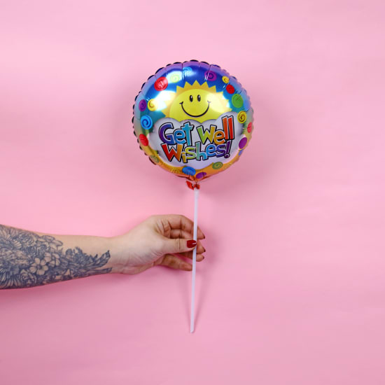 Get Well Wishes Balloon Pick - Standard