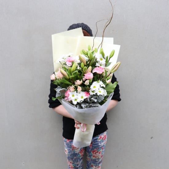 This Special Moment Pastel Bouquet - Premium