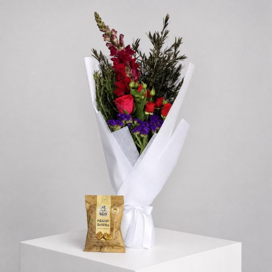 Daily Bouquet - Ruby snap and violet afterglow - Standard