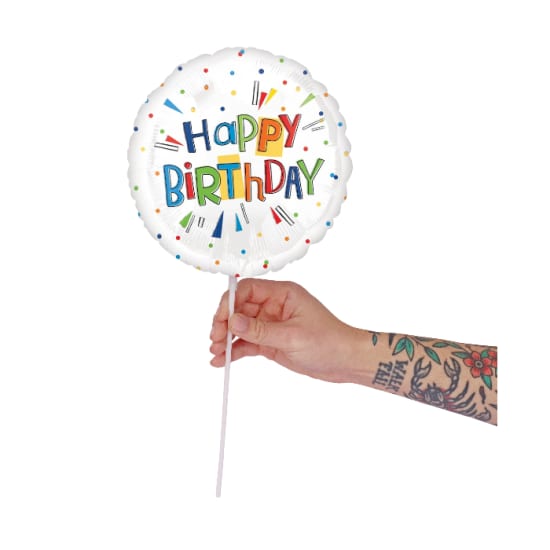 Happy Birthday Pizazz Pick - Standard