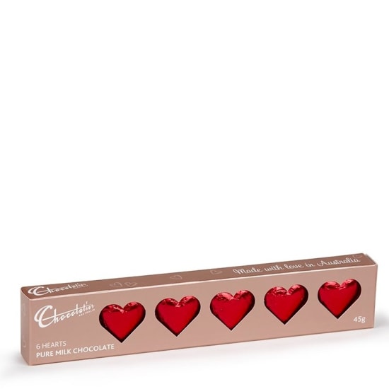 Chocolatier Red Chocolate Hearts - Standard