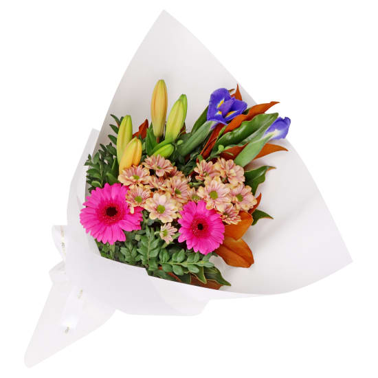 Vibrant Blossoms Bright Flower Bouquet - Deluxe