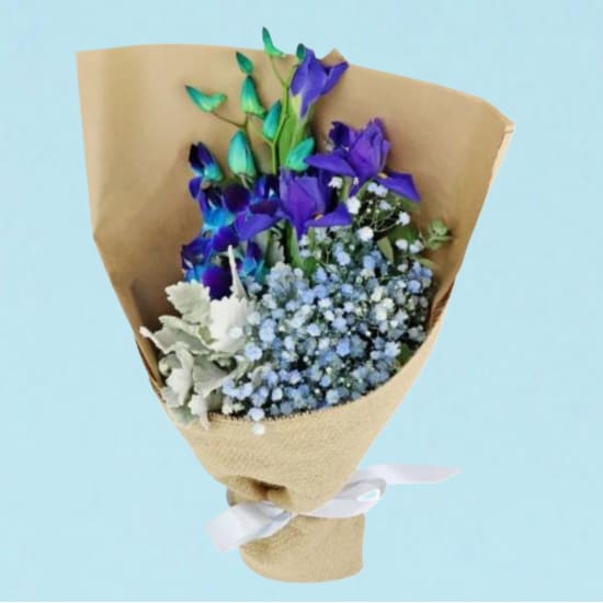 Blue Clouded Sky Bouquet  - Standard