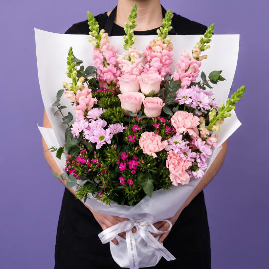 Big Bloom Pastel Passion Bouquet - Standard (view 3 of 4)