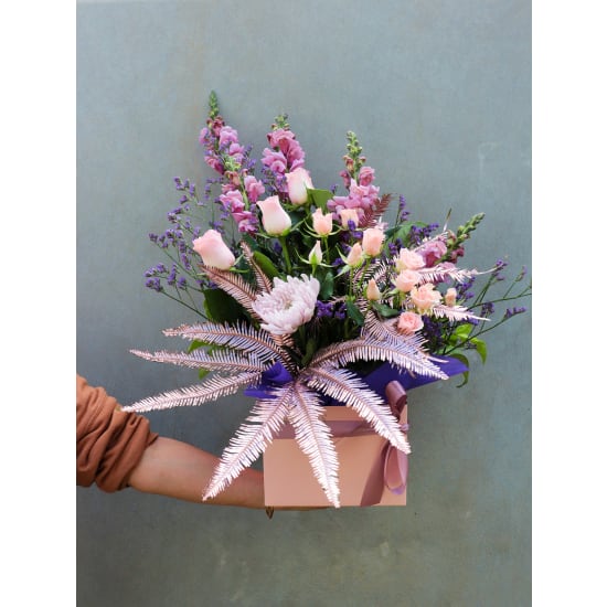 Pastel Reflections Flower Box - Standard