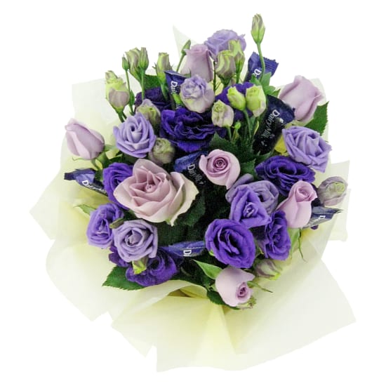 Sumptuous Dairy Milk Posy Box - Deluxe
