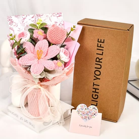 Crochet Tulip Flower Bouquet - Standard