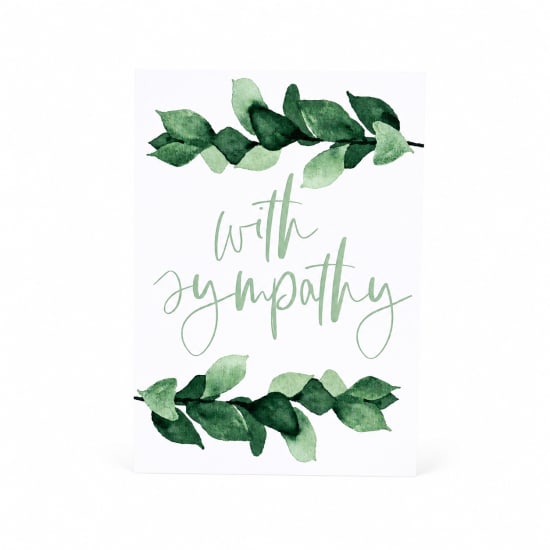 With Sympathy Gift Card - Standard