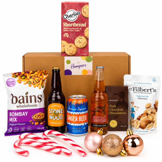 🎄🍺 Christmas Beers & Festive Nibbles Hamper 🍻🎄 - Standard