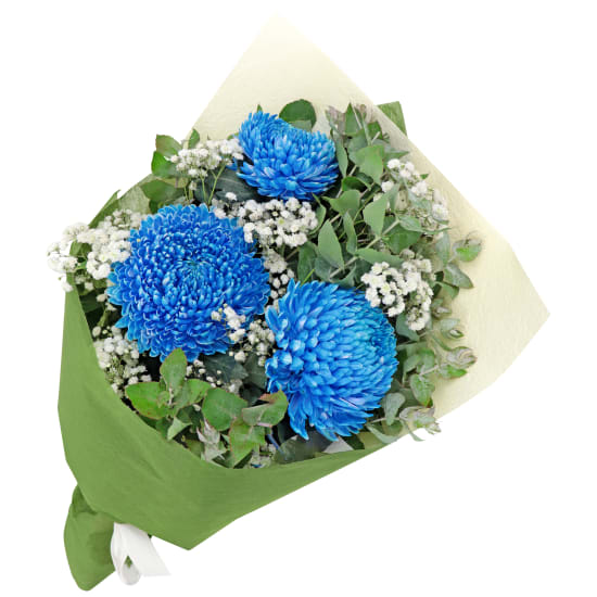 Blue Darling Disbuds Bouquet  - Standard