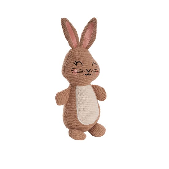 Brown Knitted Bunny - Standard
