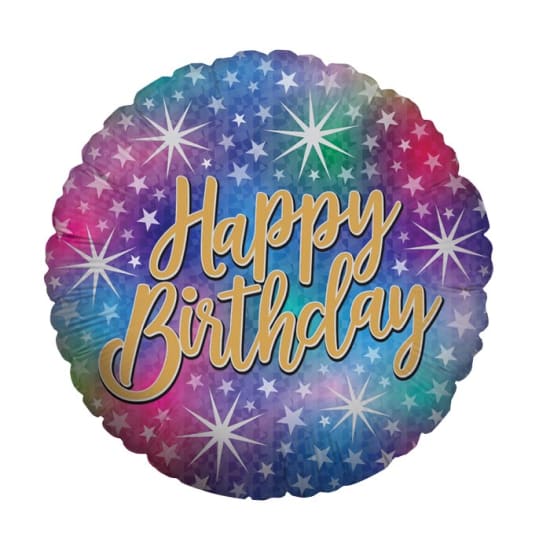 Happy Birthday Sparkle Balloon - Standard