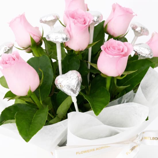 Roses & Silver Chocolate Heart Box - Standard (view 4 of 4)
