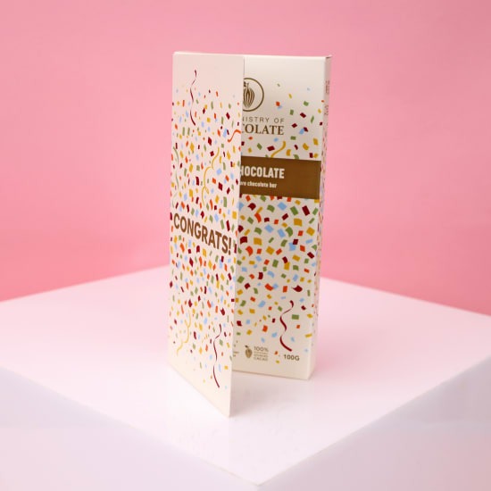 Congratulations Chocolate Card - Standard
