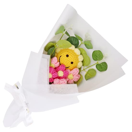 Sunflower Crochet Bouquet - Standard