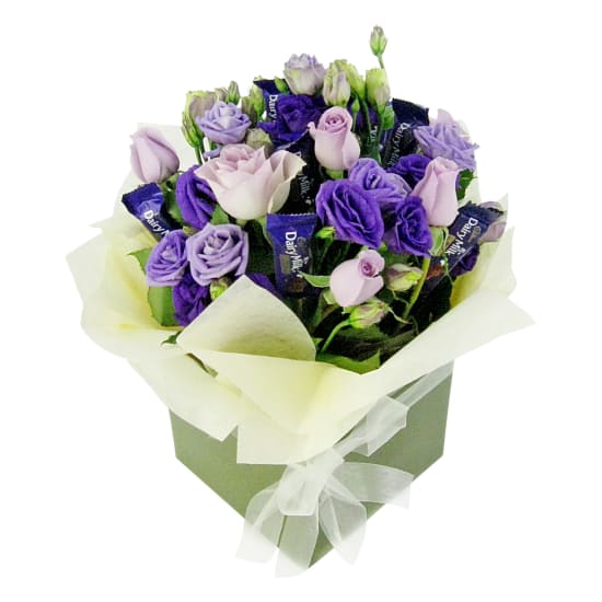 Sumptuous Dairy Milk Posy Box - Deluxe