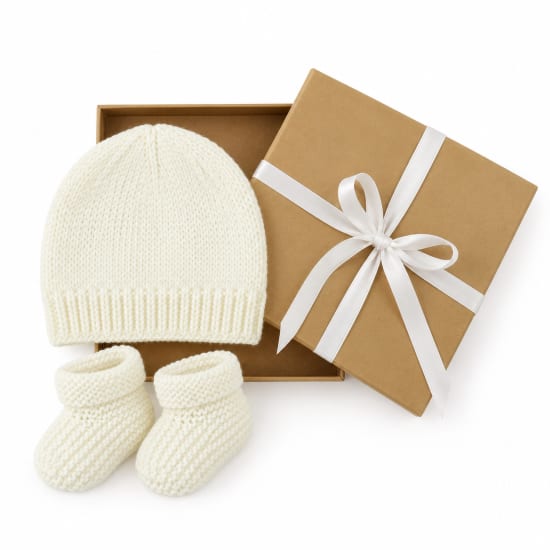 White Baby Gift Set - Standard