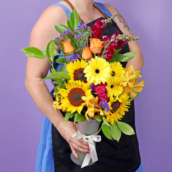 Cheerful Summer Sunshine Vase - Standard