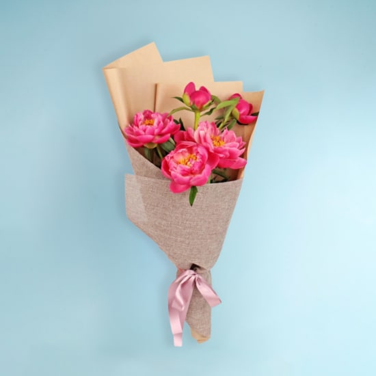 Coral Crush Peonies - Standard