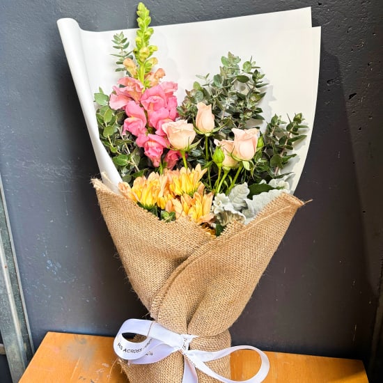 Daily Bouquet: Wrapped in Warmth & Rustic Elegance - Standard