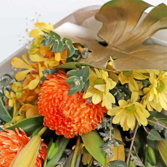 Gleaming Gold Flower Bouquet - Standard