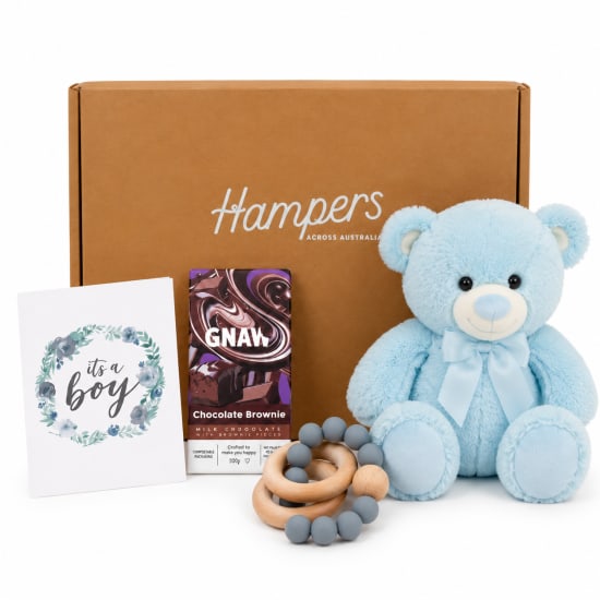 💙🧸 Little Blue Cuddles Baby Hamper 🧸💙 - Standard