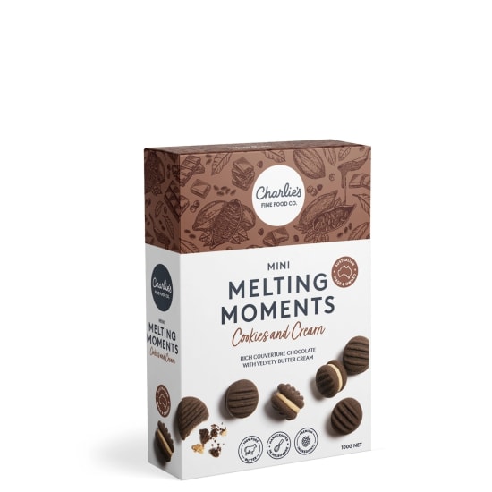 Cookies & Cream Melting Moments 100g - Standard