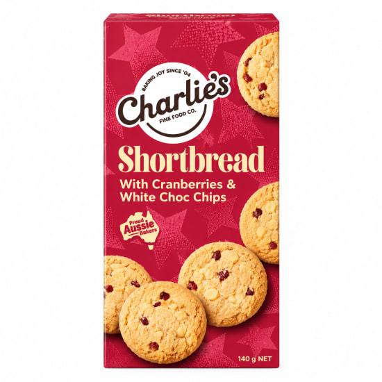 Christmas White Choc & Cranberry Cookies - Standard