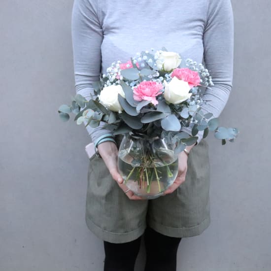 Little Gelati Teardrop Vase Arrangement - Standard