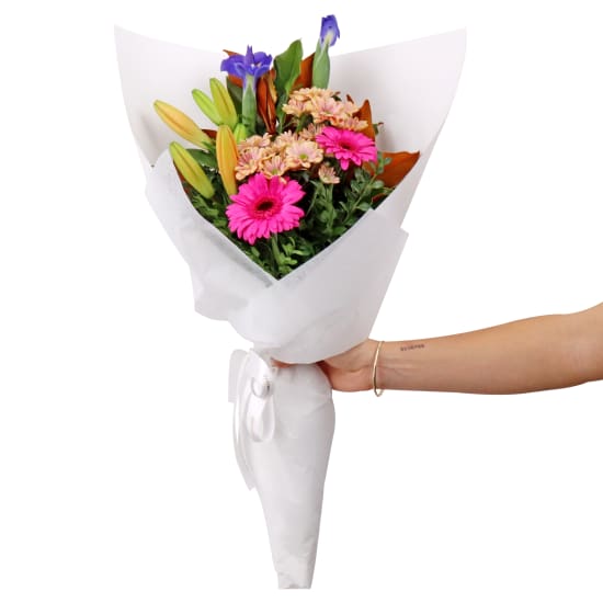 Vibrant Blossoms Bright Flower Bouquet - Deluxe (view 5 of 5)