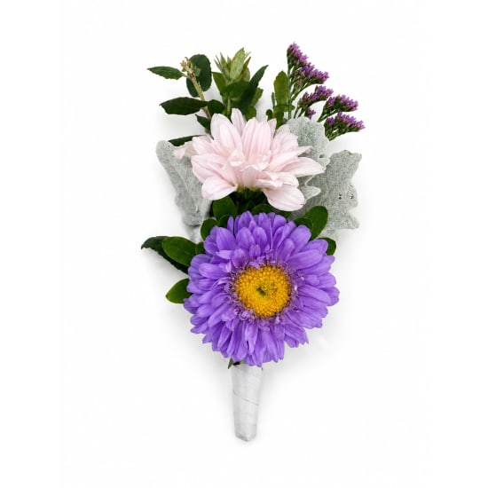 The Romantic Garden Buttonhole - Standard (view 2 of 3)