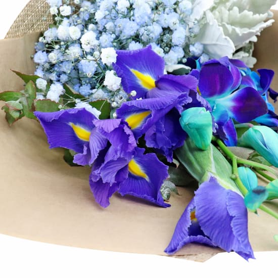 Blue Clouded Sky Bouquet  - Standard