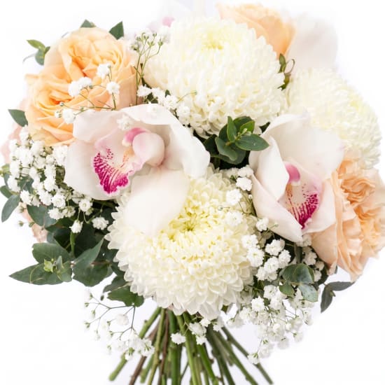 Champagne Blossoms Bridal Bouquet - Standard (view 4 of 5)