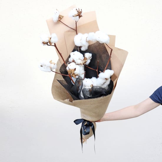 Cloud Cotton Preserved Bouquet - Standard